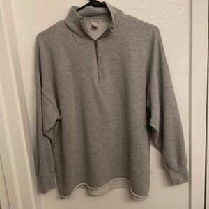 Forever 21 sport pull over gray